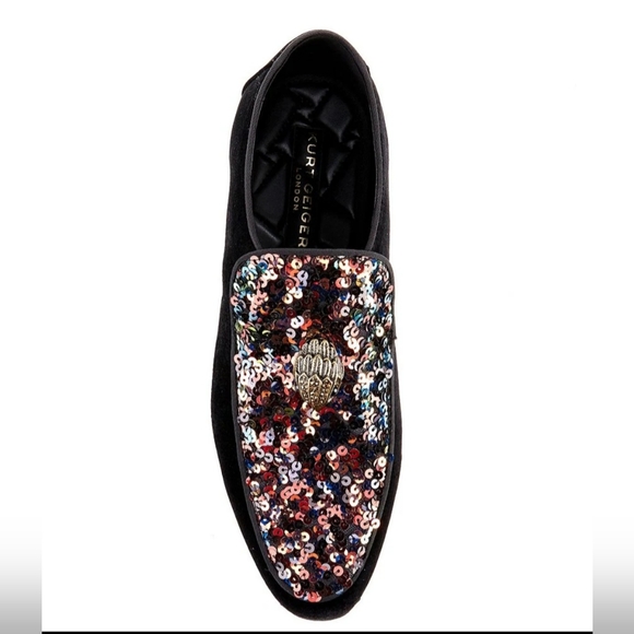 Kurt Geiger London Men\'s Hugh Eagle Sequin Embellished Slip-On Dress Loafers main image 10